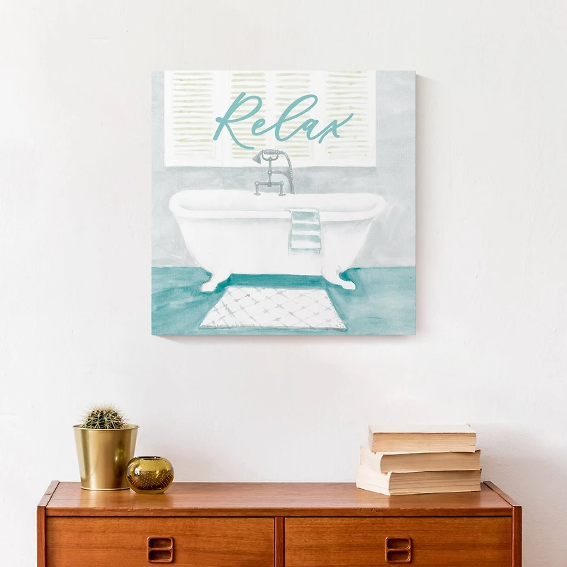 Relax 16" x 16" Canvas Wall Art