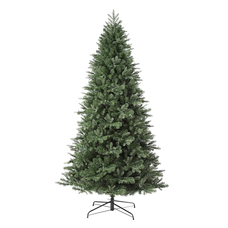 7.5ft. Pre-Lit Greenbriar Fir Artificial Christmas Tree, Soft White Cluster LED Lights
