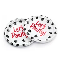 Assorted Pet Picks 7" Pet Party Plastic Plates, 5pc. by Fab Finds