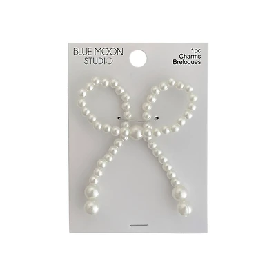 Blue Moon Studio™ Pearl Beaded Bow Charm