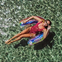 PoolCandy Classic Rainbow Glitter Sun Chair