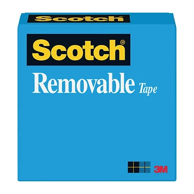 3M Scotch® Removable Tape, 1/2" x 36yd.