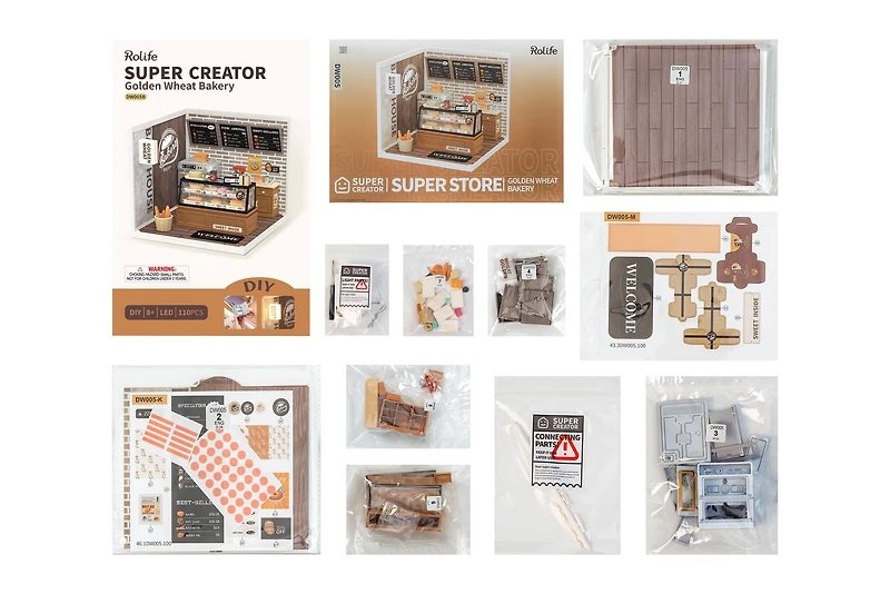 Rolife® Super Creator Golden Wheat Bakery