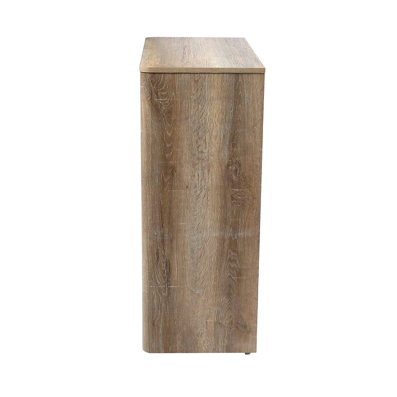 Hello Honey® Coastal Oak Console Table with Storage