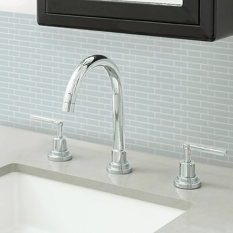 InHome Sea Glass Peel & Stick Backsplash Tiles