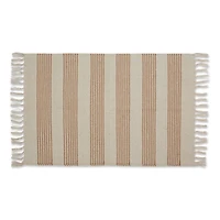 DII® Stone Ticking Stripe Hand-Loomed Rug, 2ft. x 3ft.