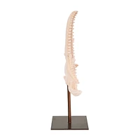 12" Pink Starfish Sculpture with Copper Stand