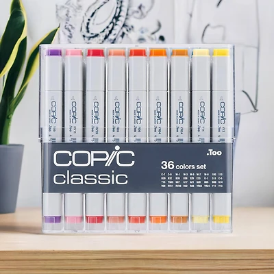 Copic® Classic 36 Color Marker Set