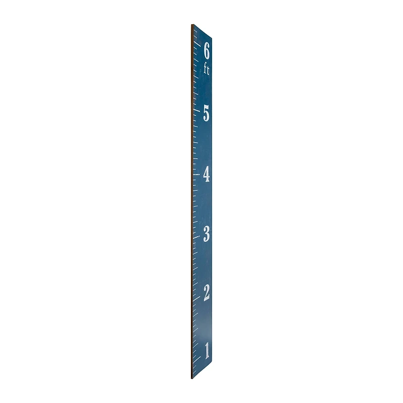 Hello Honey® 66'' Blue Growth Chart Ruler Wall Décor