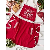 DII® Mrs. Claus Skirt Apron