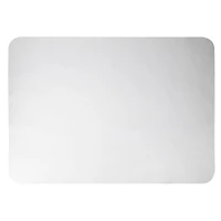 Mind Reader Rectangular Floor Protection Office Mat