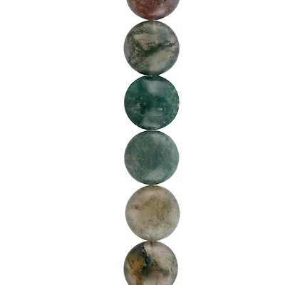 Multicolor Fancy Jasper Flat Round Beads, 10mm by Bead Landing™