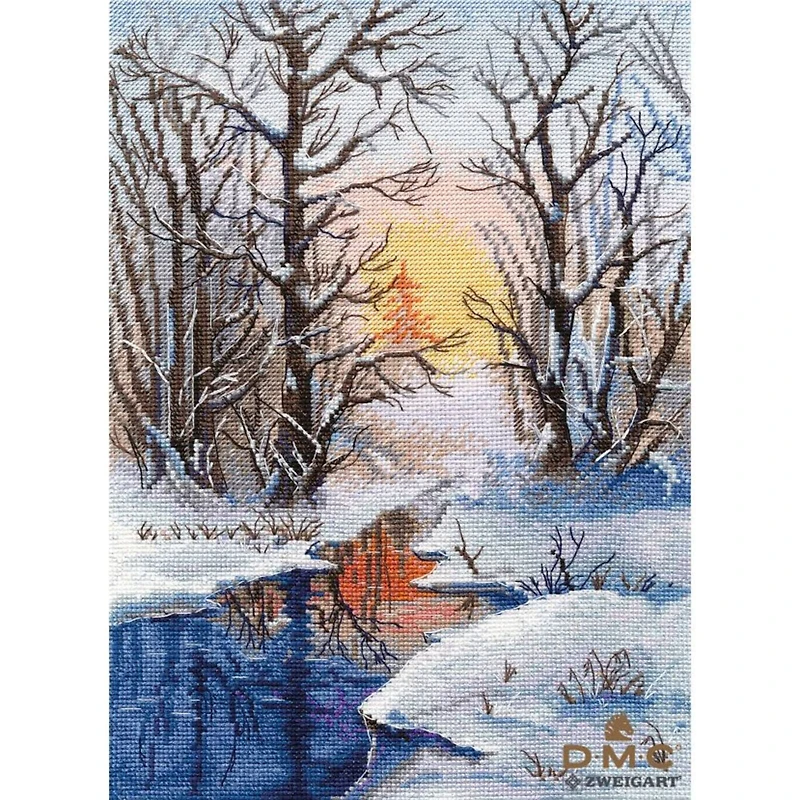 Oven Winter Creek Cross Stitch Kit