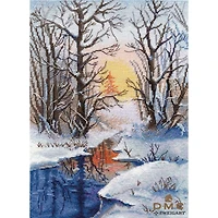 Oven Winter Creek Cross Stitch Kit