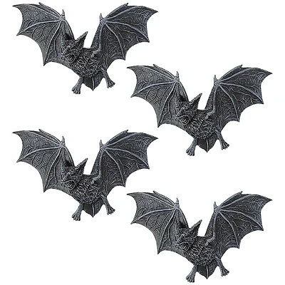 Design Toscano 4" The Vampire Bats of Castle Barbarosa Wall Sculpture Set, 4ct.