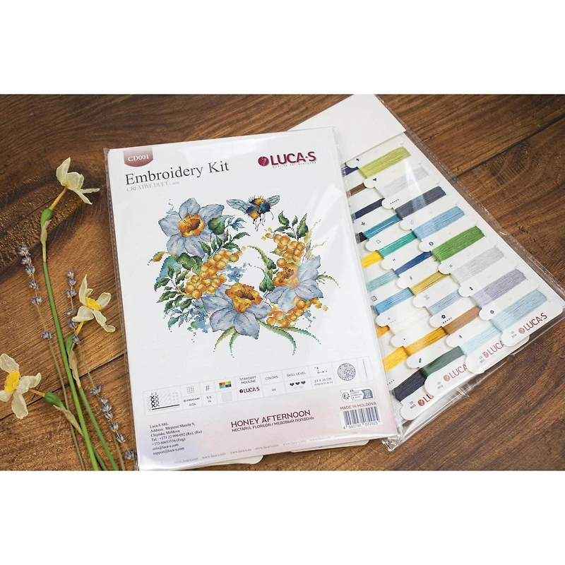 Luca-S Honey Afternoon Counted Cross-Stitch Kit