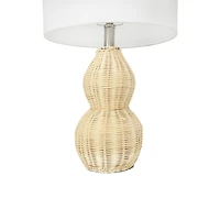 Hello Honey® Gourd Shaped Rattan Table Lamp