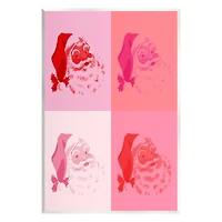 Stupell Industries Pop Style Pink Santa Claus Wall Plaque Art