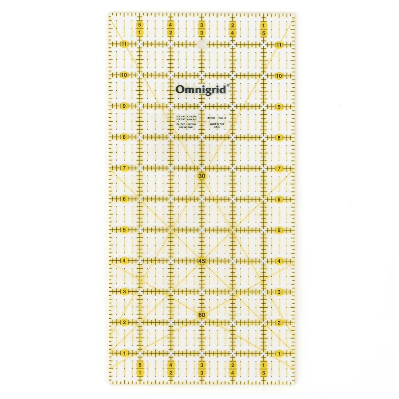Omnigrid® 6" x 12" Rectangle Quilting & Sewing Ruler