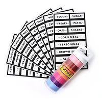 Black Border Rectangle Household Label Stickers by Recollections™