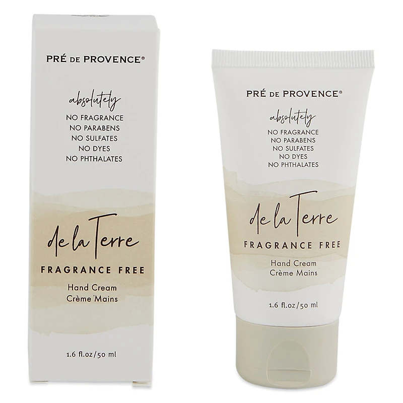 European Soaps Unscented De La Terre Hand Cream, 50mL