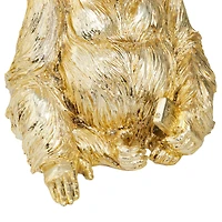 CosmoLiving by Cosmopolitan Gold Polystone Glam Sculpture, 14" x 10" x 10"