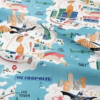 Super Pets™ Metropolitan Map Cotton Precut Fabric