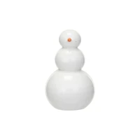 Hello Honey® 5" White Stoneware Snowman Décor