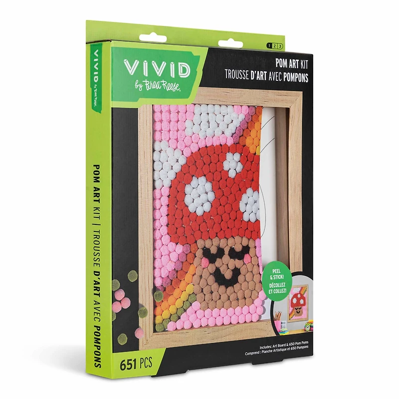 VIVID by Brea Reese® Mushroom Pom Art Kit