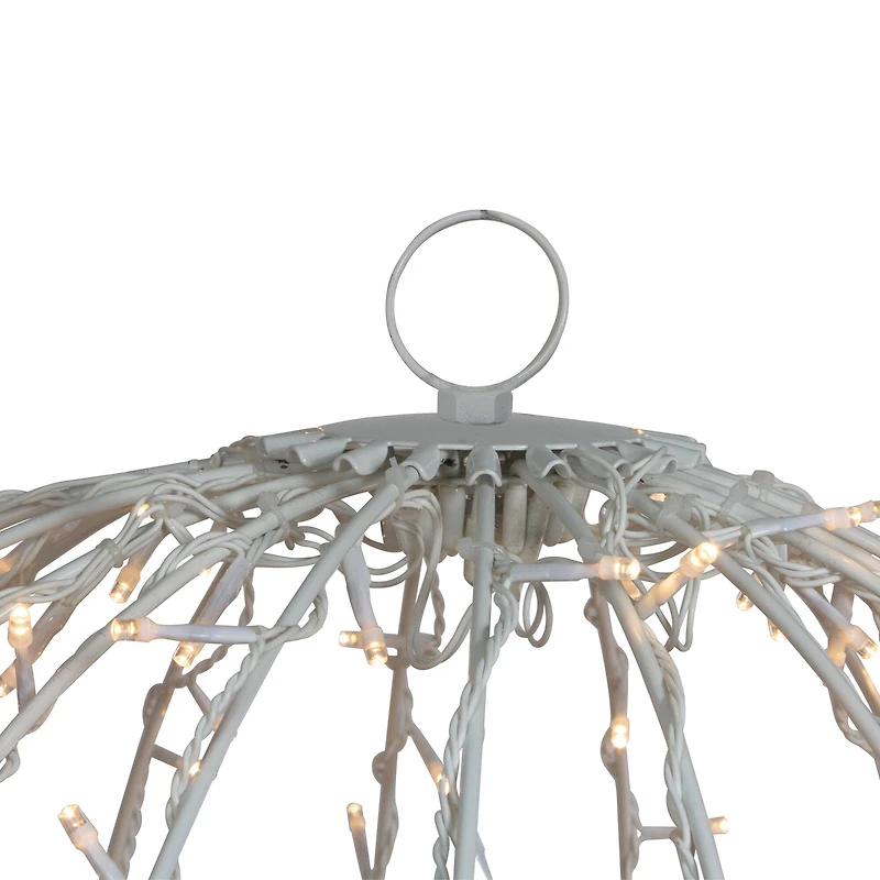 30" LED Lighted 3D Christmas Hanging Ball Decoration