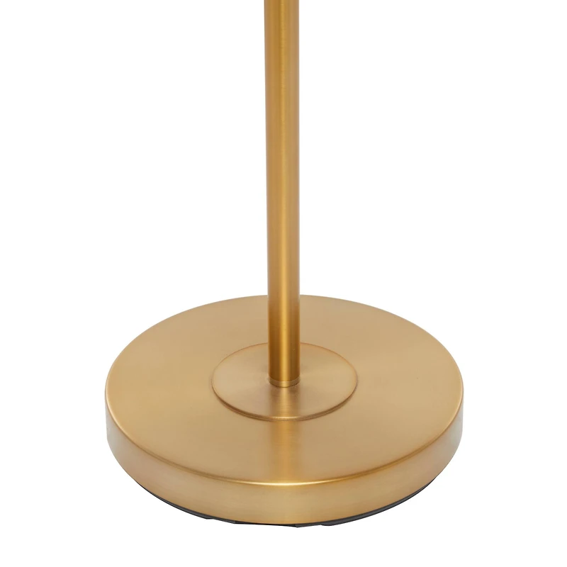 Blue Velvet Transitional Floor Lamp, 69" x 18" x 18"