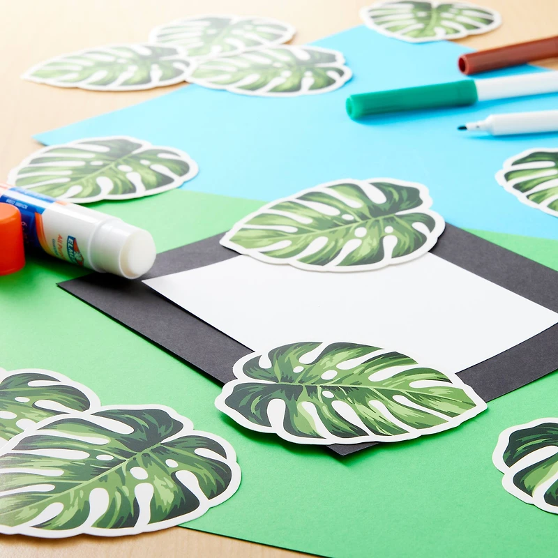 Back to Class Mini Die Cut Monstera Leaf Accents