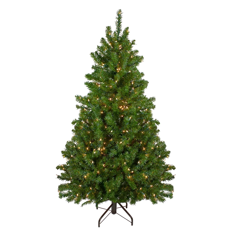 5ft. Pre-Lit Canadian Pine Artificial Christmas Tree, Clear Lights
