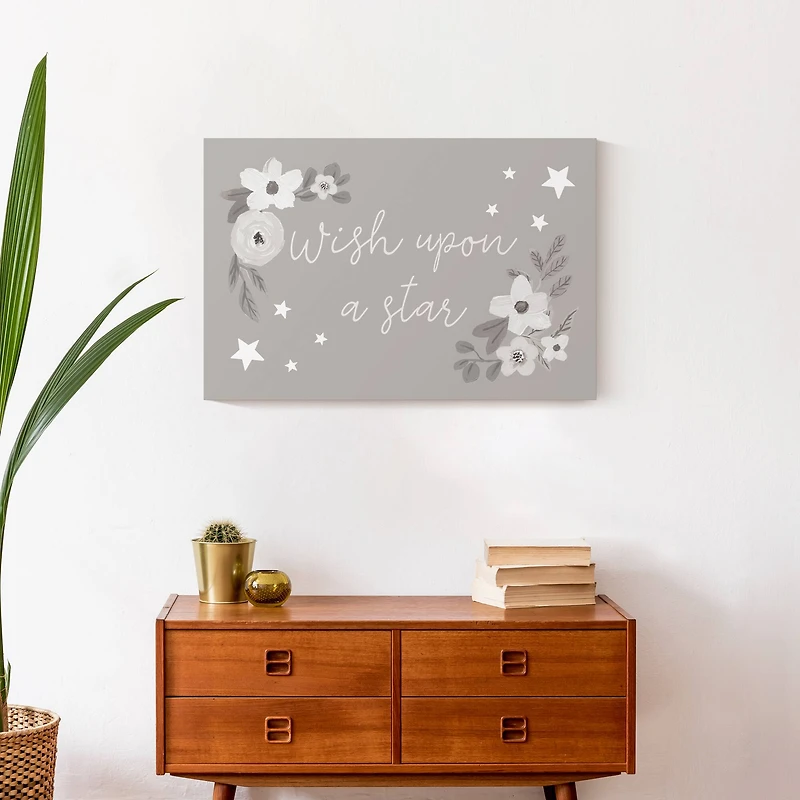 Wish Upon A Star 24" x 16" Canvas Wall Art
