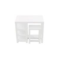 Mini White Bar Table & Chairs Set by Make Market®