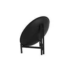 14" Green & Blue Glass Glam Decorative Plate with Stand