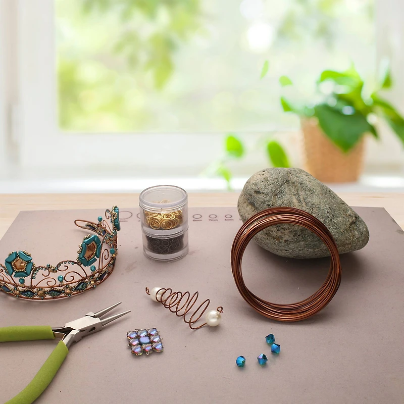 The Beadsmith® Wire Elements™ Gauge Tarnish Resistant Medium Temper Square Wire