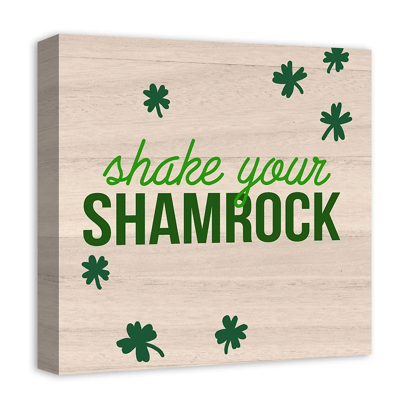 Shake Your Shamrock 16" x 16" Canvas Wall Art