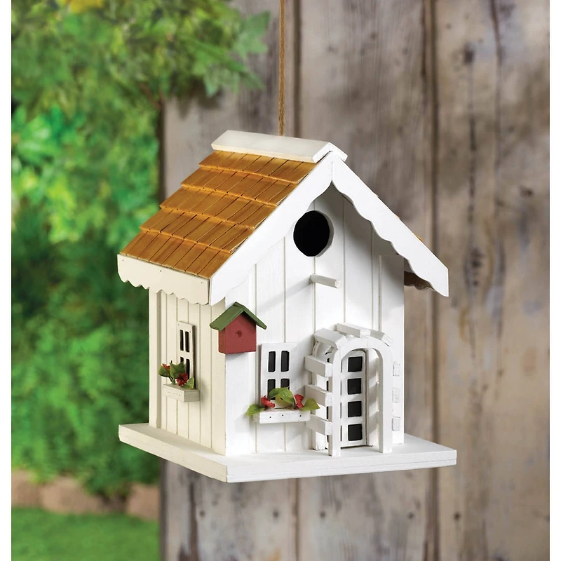9" Cheerful Happy Home Birdhouse