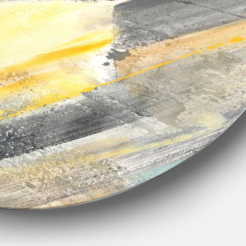 Designart - Geometric Beige Glacier