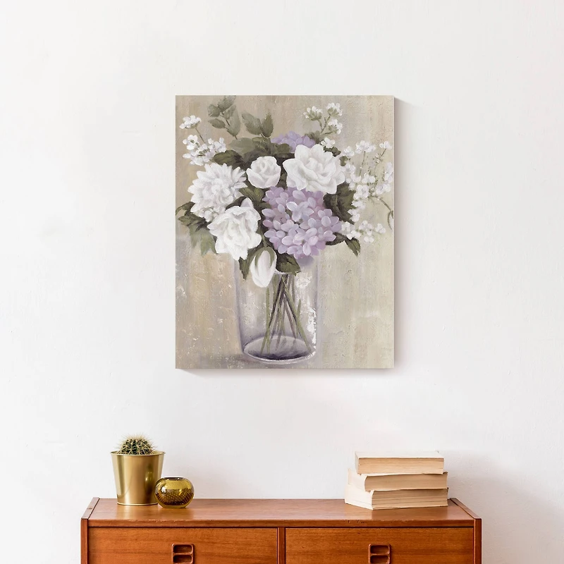 Floral Still Life 16" x 20" Canvas Wall Art
