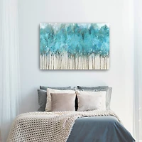 Teal Whisper Canvas Giclee
