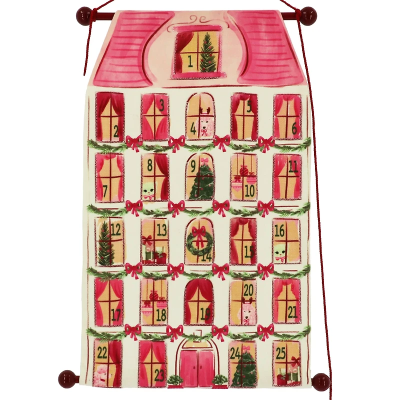 19" House Christmas Fabric Countdown Wall Décor by Ashland®