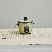 Hello Honey® 3.25" Hand-Painted Glass Slow Cooker Ornament with Glitter