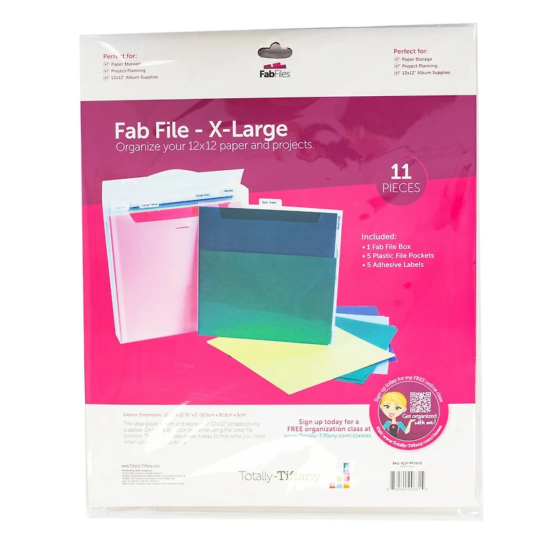 Totally Tiffany™ 12'' x 12'' X-Large Fab File, 2 Packs