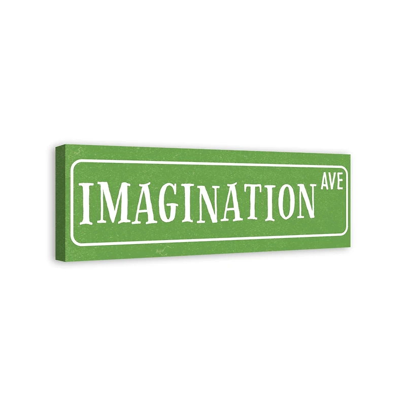 Imagination Avenue 36" x 12" Canvas Wall Art