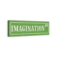 Imagination Avenue 36" x 12" Canvas Wall Art