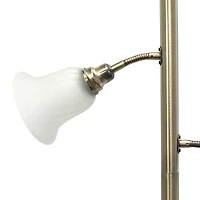 Lalia Home Torchiere Floor Lamp with 2 Reading Lights