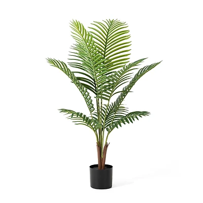 Glitzhome® 3.5ft. Potted Faux Areca Palm Tree