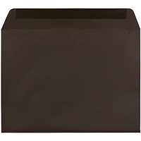JAM Paper 9.5" x 12.62" Chocolate Brown Premium Booklet Envelopes